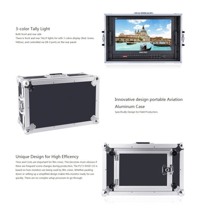 SEETEC P173-9HSD-CO 1920x1080 17.3 inch SDI / HDMI 4K Broadcast Level Professional Photography Camera Field Monitor, P173-9HSD-CO