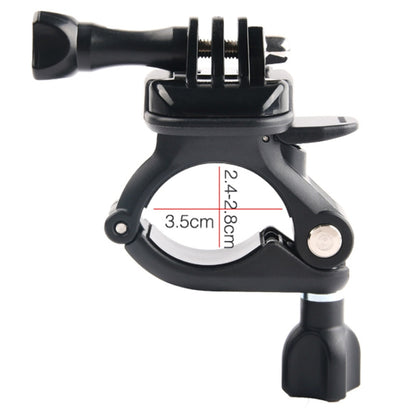 GP435 Small Size Bicycle Motorcycle Handlebar Fixing Mount for GoPro, Insta360, DJI and Other Action Cameras