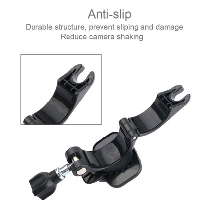 GP435 Small Size Bicycle Motorcycle Handlebar Fixing Mount for GoPro, Insta360, DJI and Other Action Cameras