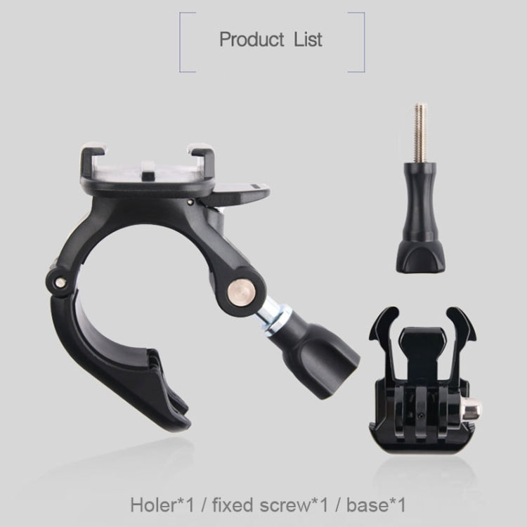 GP435 Small Size Bicycle Motorcycle Handlebar Fixing Mount for GoPro, Insta360, DJI and Other Action Cameras
