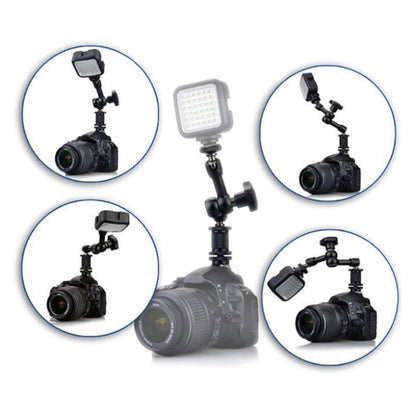 7 inch Adjustable Friction Articulating Magic Arm + Large Claws Clips, 7 inch Magic Arm + Claws Clips
