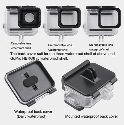 Clamp Mount Connecting Adapter Kit with Waterproof Back Cover for GoPro HERO6 /5, Clamp Mount