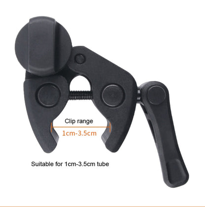 Clamp Mount Connecting Adapter Kit with Waterproof Back Cover for GoPro HERO6 /5, Clamp Mount