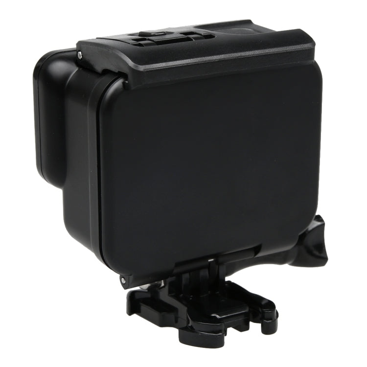2 in 1 for GoPro HERO6 /5 Touch Screen Back Cover + 45m Waterproof Housing Protective Case(Need to Disassemble Lens When Installed) with Buckle Basic Mount & Lead Screw, Need to Disassemble Lens