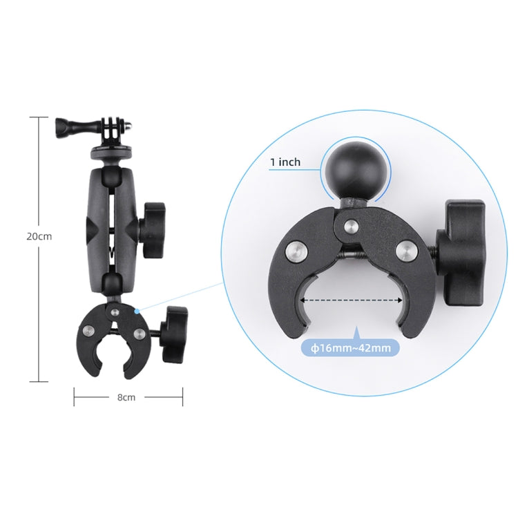 Extended Version 360 Rotation Adjustable Action Camera Clamp Plier Base Holder, Extended Version Plier Base Holder