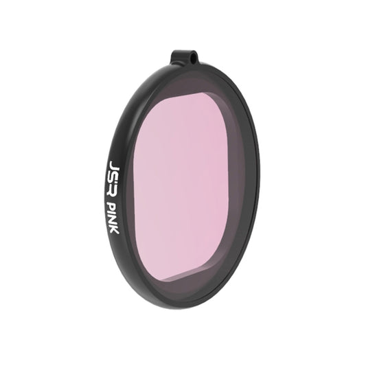 JSR Round Housing Diving Color Lens Filter for GoPro HERO8 Black, Pink Lens Filter, Purple Lens Filter, Red Lens Filter, Yellow Lens Filter