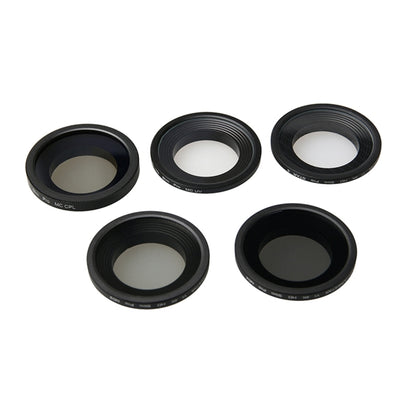 For Xiaomi Xiaoyi Yi II 4K Sport Action Camera Proffesional 34mm Lens Filter(CPL + UV + ND4+ ND2 + Star 6), 5 in 1