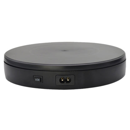 22cm Electric Rotating Turntable Display Stand Live Video Shooting Props Turntable Jewelry Shoes Display Platform, EU Plug, 22cm