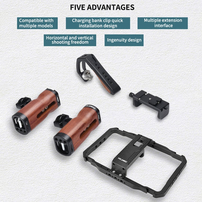 YELANGU LW101Vlogging Live Broadcast Smartphone Video Rig Handles Stabilizer Kits, LW101