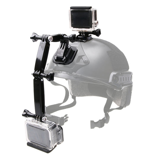 Kit de fixation avant pour casque pour GoPro, Insta360, DJI et autres caméras d'action, kit de fixation
