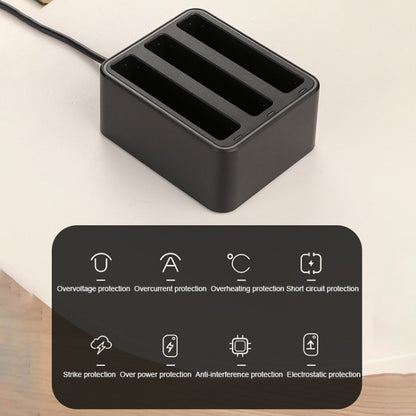For Insta360 X4 Tri-Slot Batteries Fast Charger, For Insta360 X4