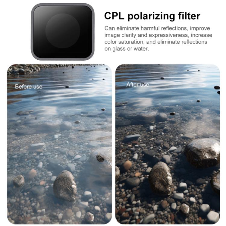 For GoPro HERO7 /6 /5 Protective Lens CPL Filter, For GoPro HERO7 /6 /5 CPL Filter