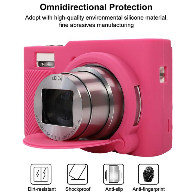 For Panasonic LUMIX ZS99 / TZ99 DC-ZS99GK-S Camera Protective Silicone Cover