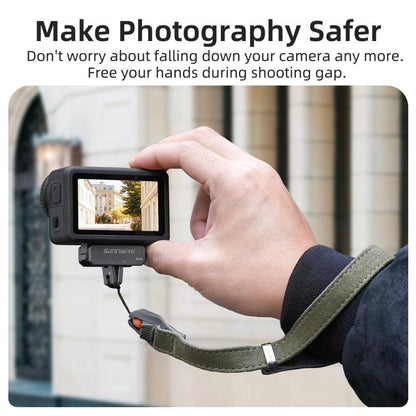Sunnylife Universal Quick-Release Wrist Strap Adjustable Wrist Lanyard Soft Safe Rope for Action Camera
