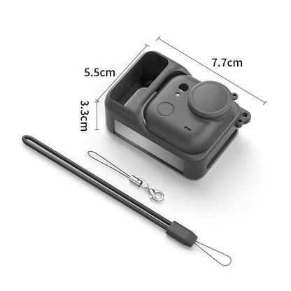 For Insta360 Go Ultra Silicone Protective Cover with Strap