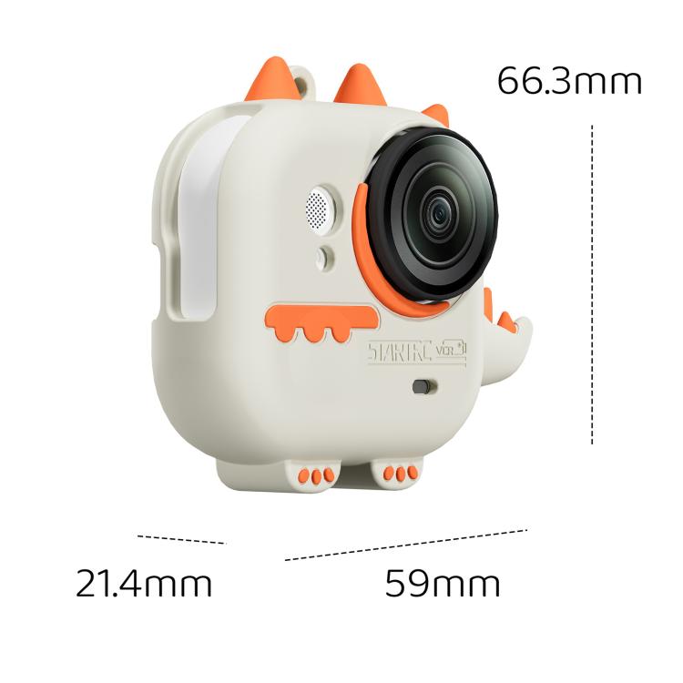 For Insta360 GO Ultra STARTRC Cute Dragon Silicone Protective Cover with Lanyards