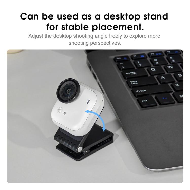 For Insta360 GO Ultra STARTRC Magnetic Clip Mount Multi-Angle Hands-Free POV Clip, Magnetic Clip