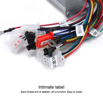 48V 500W 12-tube Brushless Intelligent Dual-mode Two-wheel Three-wheel Electric Vehicle Controller, 500W
