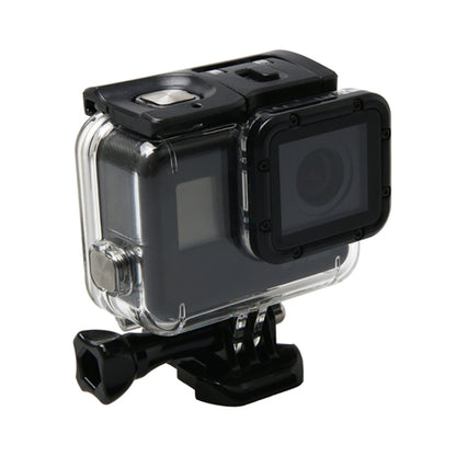 For GoPro HERO6 /5 Waterproof Housing Protective Case + Hollow Back Cover with Buckle Basic Mount & Screw, Waterproof Housing