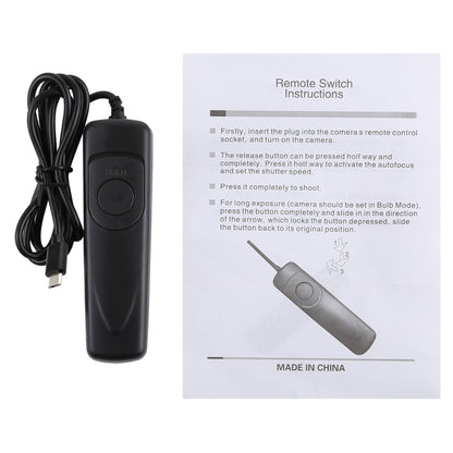 Cuely RR-90 Remote Switch Shutter Release Cord for Fujifilm X-T100 / X-Pro 2 / X-T1 / X-T20 / X-T10 / X30 / X-E2 / X-A10 / X-A3 / X-A2 / X100F / X100T, RR-90
