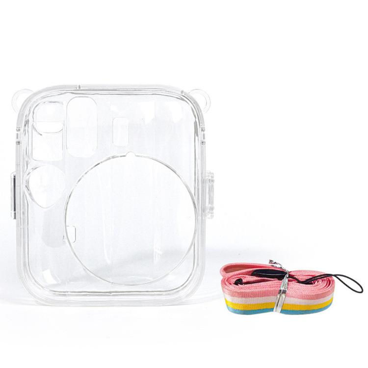 Pour étui de protection transparent en cristal avec bandoulière pour FUJIFILM instax mini 13, pour FUJIFILM instax mini 13