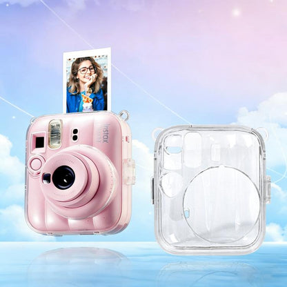 Pour étui de protection transparent en cristal avec bandoulière pour FUJIFILM instax mini 13, pour FUJIFILM instax mini 13