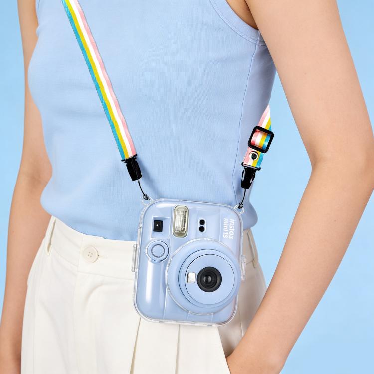 Pour étui de protection transparent en cristal avec bandoulière pour FUJIFILM instax mini 13, pour FUJIFILM instax mini 13