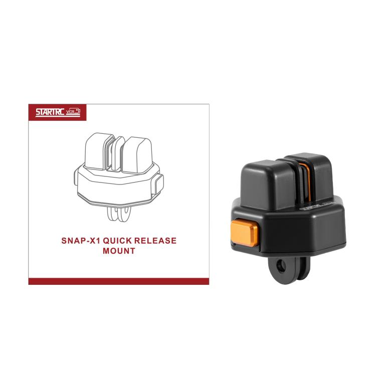 STARTRC VCR Snap-Mag Magnetic Quick Release Base Mount For GoPro, Snap-Mag Magnetic Base