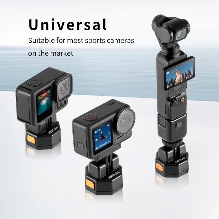 STARTRC VCR Snap-Mag Magnetic Quick Release Base Mount For GoPro, Snap-Mag Magnetic Base