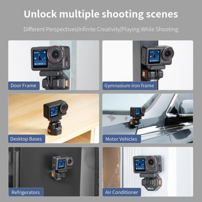 STARTRC VCR Snap-Mag Magnetic Quick Release Base Mount For GoPro, Snap-Mag Magnetic Base