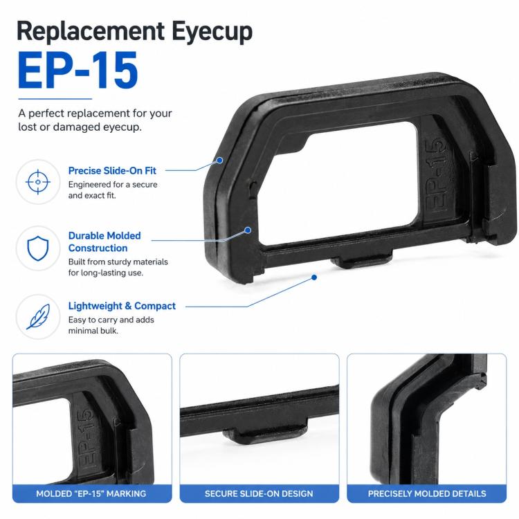 EP-15 Eyepiece Eyecup for Olympus E-M10 Mark II / E-M5 Mark II, EP-15