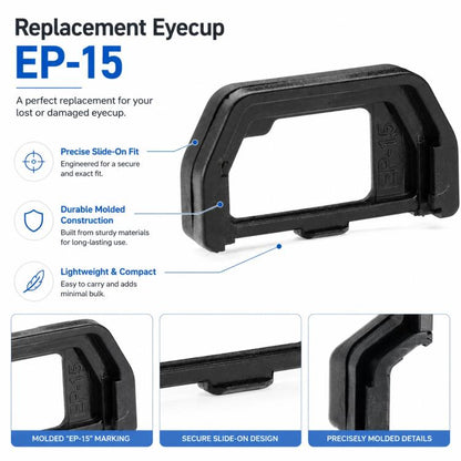 EP-15 Eyepiece Eyecup for Olympus E-M10 Mark II / E-M5 Mark II, EP-15