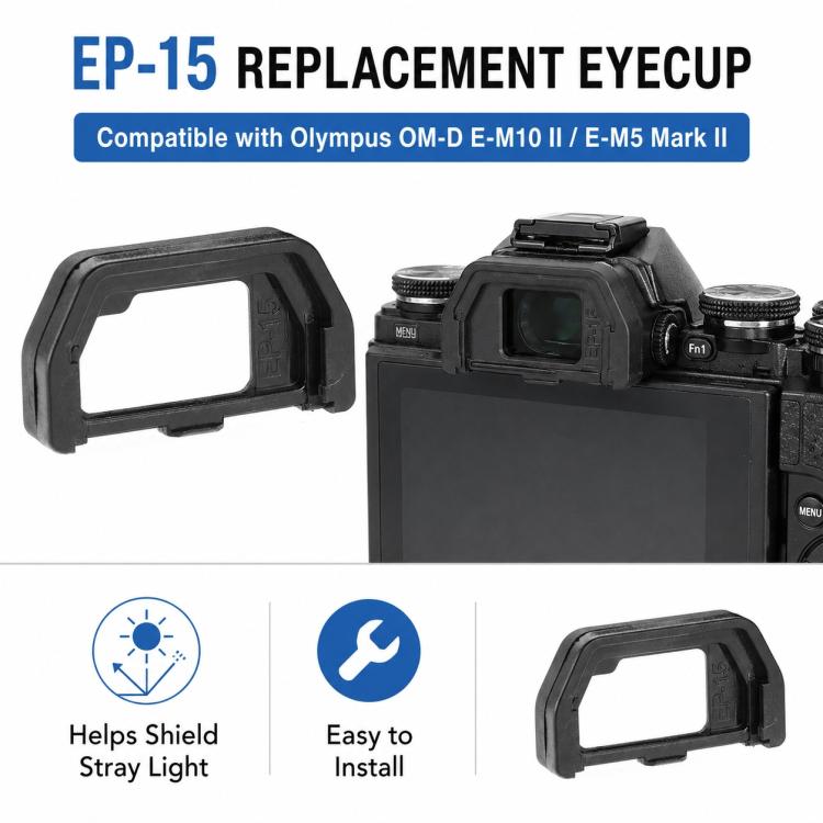 EP-15 Eyepiece Eyecup for Olympus E-M10 Mark II / E-M5 Mark II, EP-15
