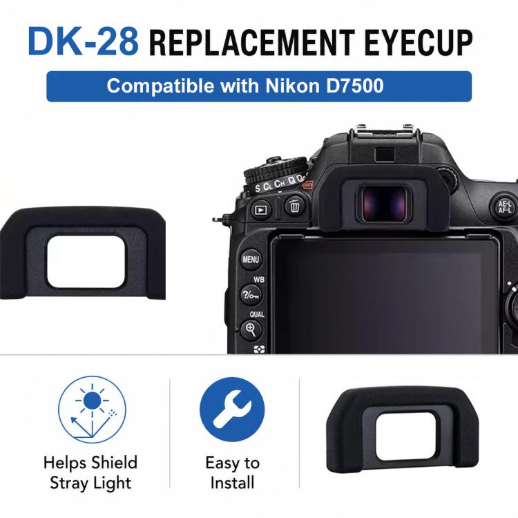 DK-28 Eyepiece Eyecup for Nikon D7500, DK-28