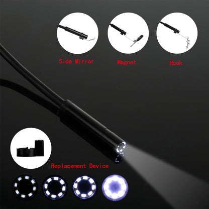 P20 4.3 Inch Screen Display HD1080P Inspection Endoscope with 8 LEDs, Length: 5m, Lens Diameter: 8mm, Hard Line, Length: 5m, Hard Line