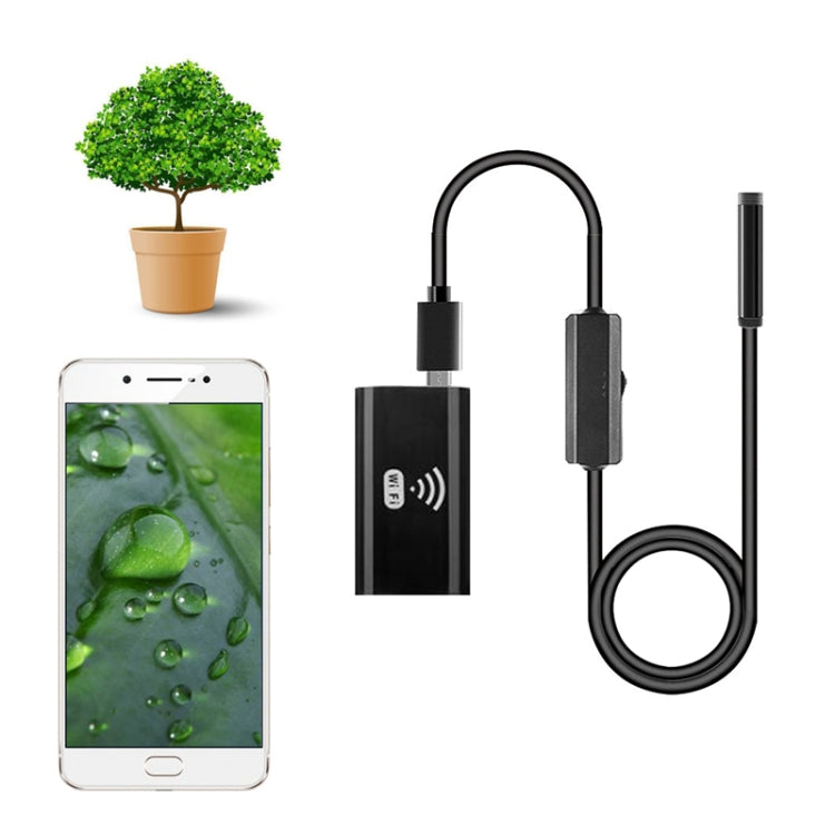 F99 HD Mobile Phone Endoscope, 8mm Waterproof Pipe Endoscope, Wifi Version, Hardwire, Length: 1.5m, Length: 1.5m