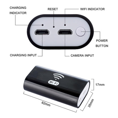 F99 HD Mobile Phone Endoscope, 8mm Waterproof Pipe Endoscope, Wifi Version, Hardwire, Length: 1.5m, Length: 1.5m