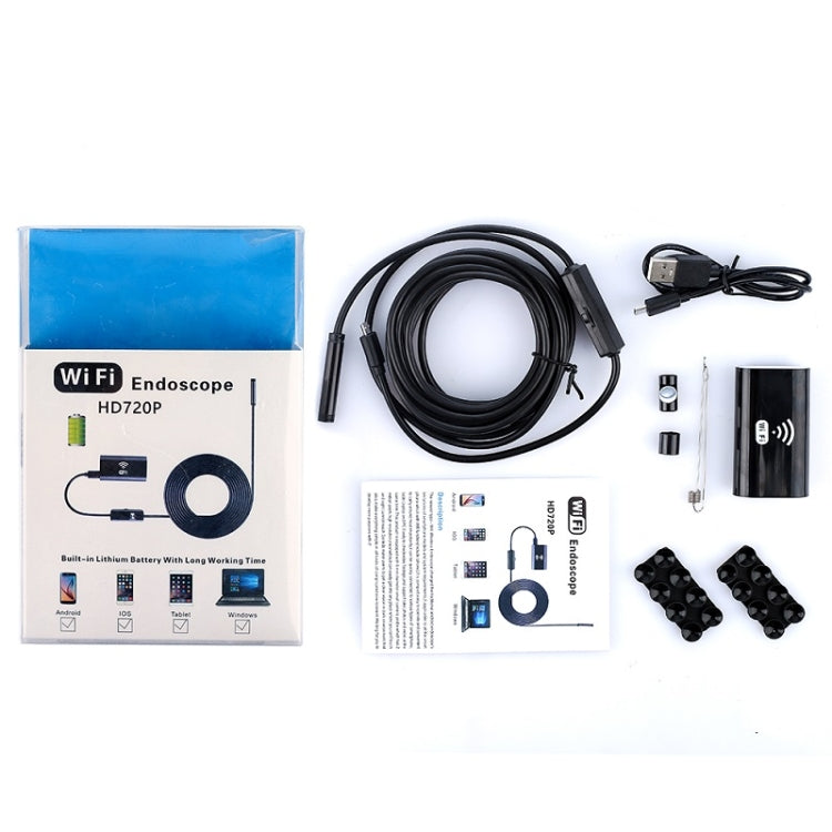 F99 HD Mobile Phone Endoscope, 8mm Waterproof Pipe Endoscope, Wifi Version, Hardwire, Length: 1.5m, Length: 1.5m