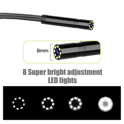 P30 5.5mm IP67 Waterproof 4.3 inch HD Portable Endoscope Hard Cable Industrial Endoscope, Cable Length: 5m, 5m, 5m (Blue)