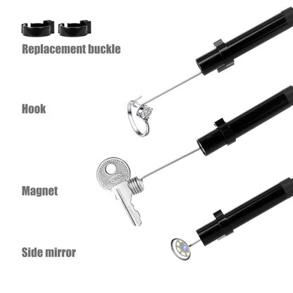 P30 5.5mm IP67 Waterproof 4.3 inch HD Portable Endoscope Hard Cable Industrial Endoscope, Cable Length: 5m, 5m, 5m (Blue)