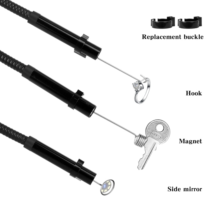 P30 8mm IP67 Waterproof 4.3 inch HD Portable Endoscope Snake Tube Industrial Endoscope, Cable Length: 5m, 5m (Snake Tube)