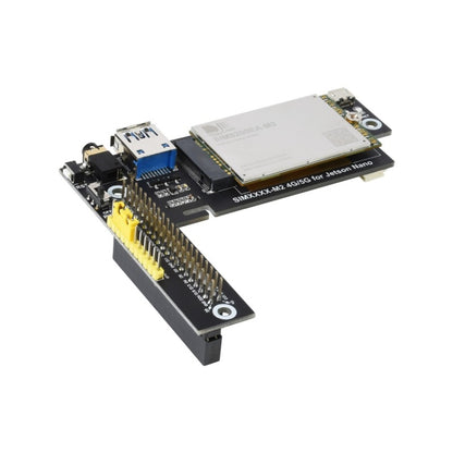 Waveshare SIM8200EA-M2 5G Snapdragon X55 Multi Mode Multi Band 5G/4G/3G Module Expand Board for Jetson Nano, US Plug, SIM8200EA-M2 US Plug