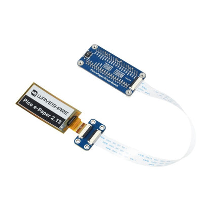 Module d'affichage flexible e-paper e-ink Waveshare 2,13 pouces 212 x 104 pixels noir/blanc pour Raspberry Pi Pico, interface SPI, 20124