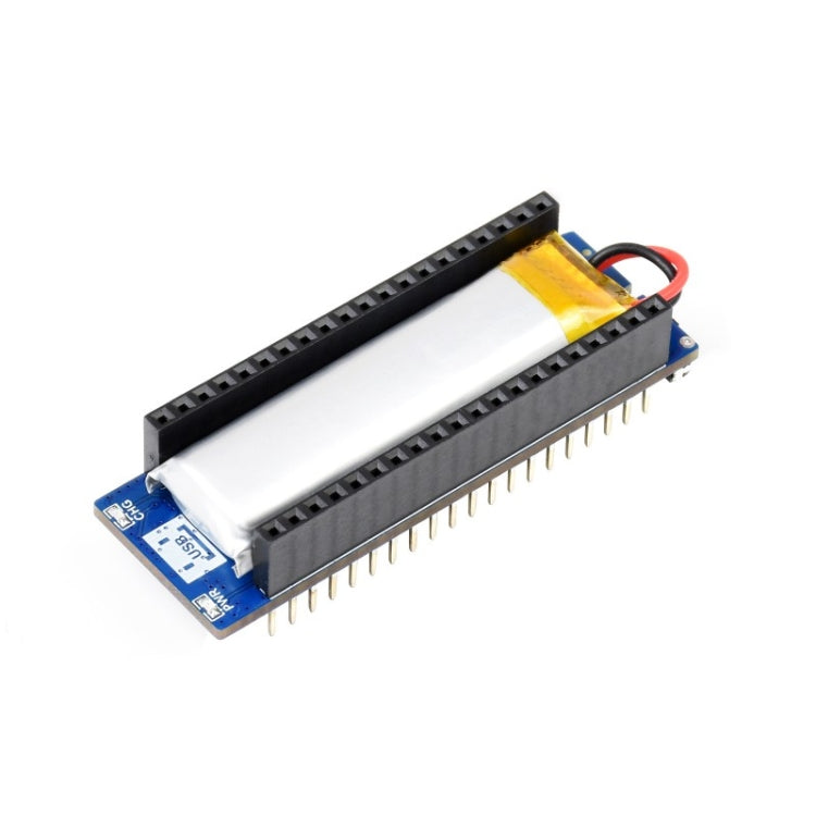 Module UPS Waveshare Alimentation sans interruption Module de batterie Li-Po 600mAh Carte empilable pour Raspberry Pi Pico, UPS