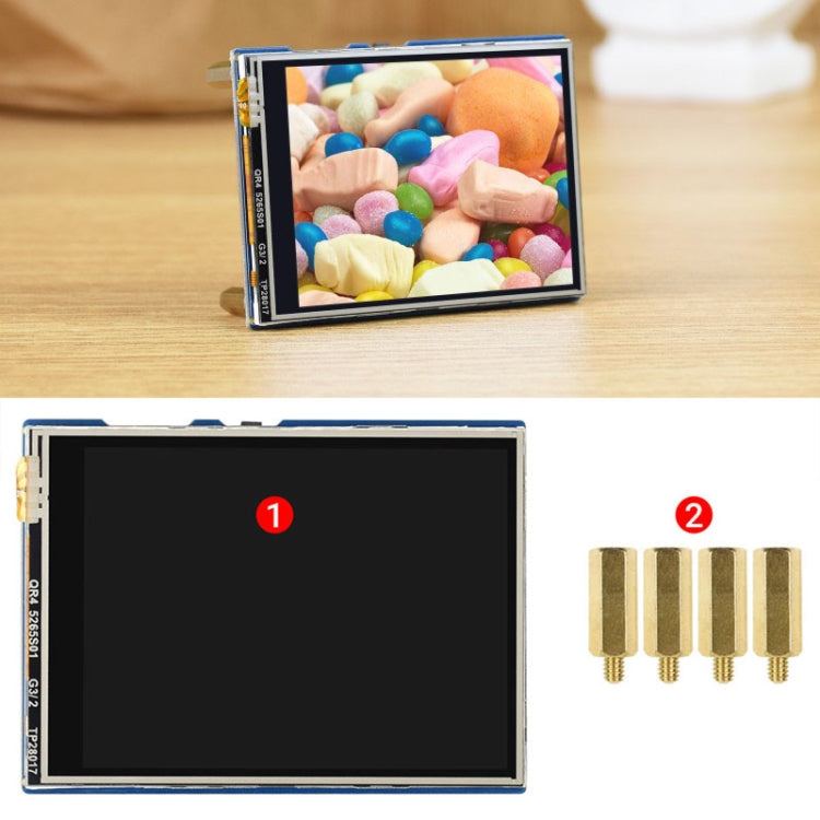 WAVESHARE 2.8 inch 262K Colors 320 x 240 Pixel Touch Display Module for Raspberry Pi Pico, SPI Interface, 2.8 inch