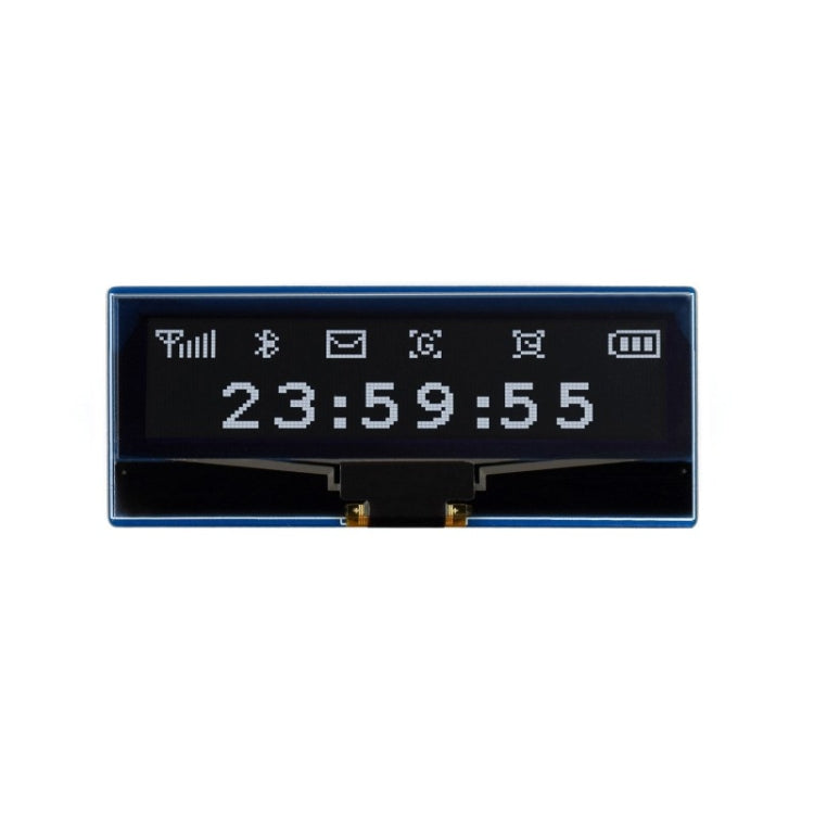 WAVESHARE Module d'affichage OLED 128 x 32 pixels de 2,23 pouces pour Raspberry Pi Pico, SPI/I2C, 19750