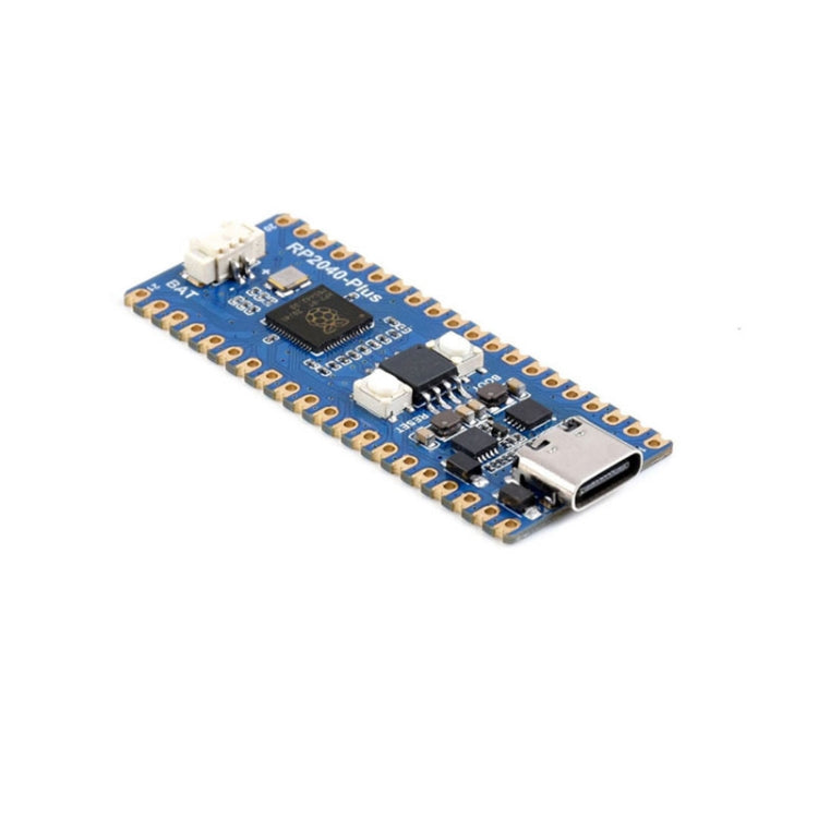 Carte MCU Waveshare RP2040-Plus de type Pico, basée sur le MCU Raspberry Pi RP2040, sans connecteur, RP2040-Plus sans connecteur