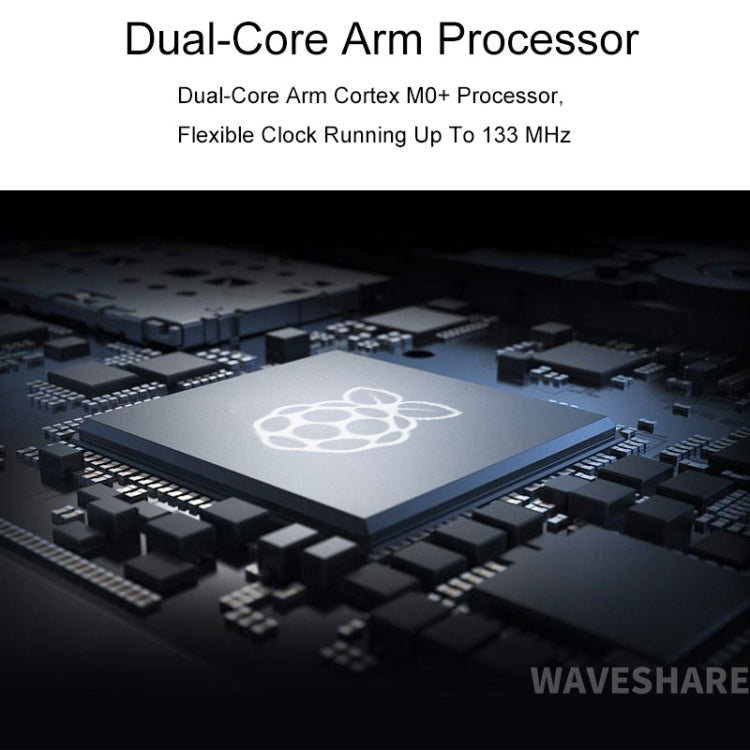 Waveshare RP2040-Zero Pico-like MCU Board Based on Raspberry Pi MCU RP2040, with Pinheader mini Version, 20335
