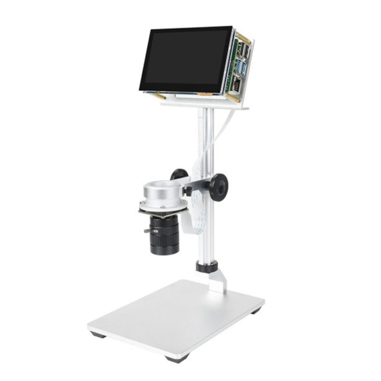 Kit microscope Raspberry Pi avec écran 4,3 pouces Waveshare, module caméra 12MP avec support, prise US