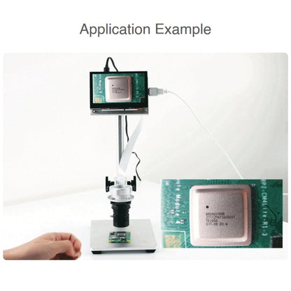 Kit microscope Raspberry Pi avec écran 4,3 pouces Waveshare, module caméra 12MP avec support, prise US